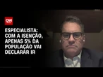 Análise: Com a isenção, apenas 5% da população vai declarar IR | WW