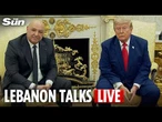 LIVE: US President Donald Trump meets with Lebanon’s PM Joseph Aoun