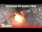 Ukraine Russia war: Ukrainian FPV drone destroys Russian positions during precision strike