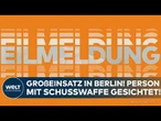 EIL: Großeinsatz auf dem Tempelhofer Feld in Berlin! Person mit möglicher Schusswaffe gesichtet!