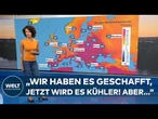 HITZE IN DEUTSCHLAND: Schauer und Gewitter bringen leichte Abkühlung!