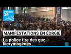 En Géorgie, la police tire des gaz lacrymogènes contre des manifestants pro-UE • FRANCE 24