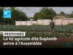 Pesticides : la loi agricole dite Duplomb arrive l'Assemblée nationale • FRANCE 24