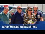 Diogo Jota: Footballer's family and Liverpool staff attend wake ahead of funeral