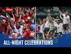 Late night, big win: England fans celebrate World Cup triumph