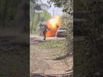 Ukrainian soldier runs for his life from Russian kamikaze drone - before taking one final shot
