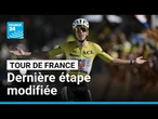 Le Tour de France modifie sa dernière étape pour les forces de l'ordre mobilisées sur les incendies