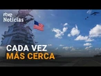 EE.UU. REALIZA EJERCICIOS MILITARES A 11 KILÓMETROS DE VENEZUELA| RTVE Noticias