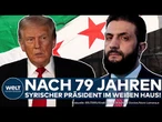 USA: Trump empfängt Syriens Präsident! Historisches Treffen im Weißen Haus – Kooperation gegen IS!