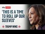 'This is not a time to throw up our hands', says Kamala Harris | US Election 2024