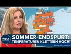 WETTER IN DEUTSCHLAND: Sommer zum Abschied - Hier scheint nochmal kräftig die Sonne!