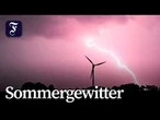 Heftiges Sommergewitter zieht über Berlin
