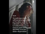 Salute mentale, numeri quasi raddoppiati rispetto al 1990