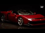Video Ferrari 849 Testarossa, le immagini della supercar ibrida coupé o spider