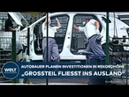 DEUTSCHLAND: Investieren, aber nicht zu Hause - Warum Autobauer ihr Geld ins Ausland tragen!