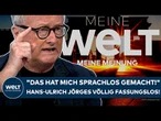 DEUTSCHLAND: "Das hat mich sprachlos gemacht!" Hans-Ulrich Jörges völlig fassungslos!