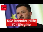 Jetzt steht die Ukraine allein mit den Europäern da - und die tun sich schwer