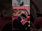 HOOK, LINE, & SINKER: Adorable 3-year-old reels in his first fish during a day on the boat with dad