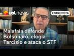 Malafaia defende Bolsonaro e ataca STF: 'Não vi esquerda discutir outra alternativa com Lula preso'