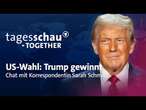 USA-Korrespondentin Sarah Schmidt zum Wahlsieg von Donald Trump | tagesschau togehter