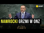 "Zostaliśmy brutalnie wybudzeni ze snu!" Przemówienie Karola Nawrockiego w ONZ