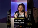 Redes sociais faturam bilhões de dólares com crianças e adolescentes; veja vídeo