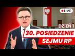 30 posiedzenie Sejmu RP dzień pierwszy 5.03.2025 - Transmisja na ŻYWO z obrad Sejmu