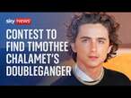 Watch live: Timothée Chalamet look-alike contest takes place in New York