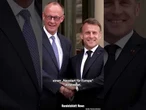 Merz bei Macron-Besuch: Ukraine kann sich auf Deutschland und Frankreich verlassen