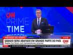 Homem é resgatado de carro preso em enchente nos EUA | CNN PRIME TIME