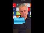 Mourinho se hace el dormido cuando un periodista le hace una pregunta demasiado larga #shorts