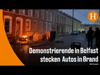 Ausschreitungen nach Messerangriff in Belfast