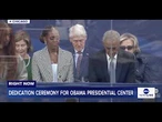 Dedication ceremony for Obama Presidential Center in Chicago: LIVE