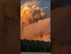 Grand Canyon 'megafire' shows rare fire cloud in California #weather #grandcanyon #california