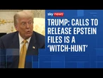 Trumps says the DoJ interviewing Epstein's ex-girlfriend would be 'appropriate'