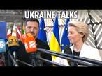 LIVE: EU leaders host emergency Ukraine and defence summit