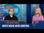 In full: White House press secretary joined by bereaved mother