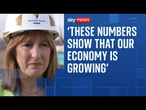 Latest GDP figures show that 'our economy is growing' says Chancellor