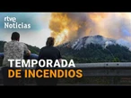 ASTURIAS y GALICIA LUCHAN contra las LLAMAS en una JORNADA con ALTAS TEMPERATURAS | RTVE Noticias