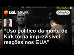 Morte de Charlie Kirk traz o receio do aumento da violência política nos EUA | Ronilso Pacheco