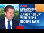 Jenrick 'called everything from a vigilante to Batman' after confronting fare dodgers