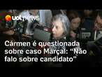 Cármen cita eleição tranquila e reage à pergunta sobre Pablo Marçal: 'Sou juíza do Brasil inteiro'