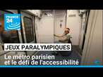 Jeux Paralympiques : le métro parisien toujours mal adapté pour les personnes à mobilité réduite