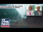 Couple's narrow escape from NC mudslide caught on video