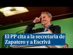 El PP cita a la secretaria de Zapatero y a Escrivá en la comisión SEPI del Senado
