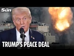 Donald Trump unveils Gaza peace plan and warns Hamas to accept deal to end war with Israel