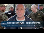 UKRAINE-KRIEG: Überraschender Auftritt – Putin zeigt sich in Uniform mit einer düsteren Botschaft
