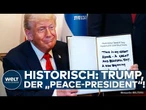 HISTORISCH: Trump zu Gast in Jerusalem – Rede vor Knesset & Ehrung als „Peace-Präsident“!