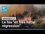 Le feu à Marseille en "très nette régression", l'évaluation des dégâts commence • FRANCE 24
