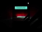 L'aurora rossa vista dallo spazio: il fenomeno è molto raro